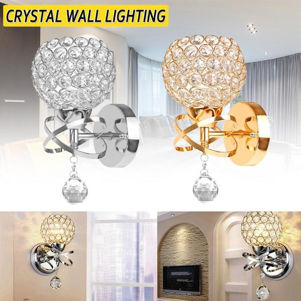 bedroom bedside wall lamp, e27 simple and creative crystal chandelier, gold / silver light for home lighting decor lamp
bedroom bedside wall lamp, e27 simple and creative crystal chandelier, gold / silver light for home lighting decor lamp