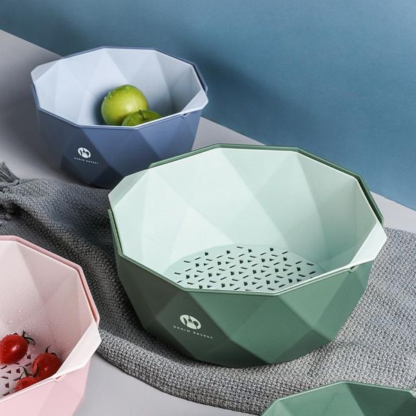 storage baskets nordic creative plastic vegetable basket double-layer washing rice draining household fruit plat
storage baskets nordic creative plastic vegetable basket double-layer washing rice draining household fruit plat