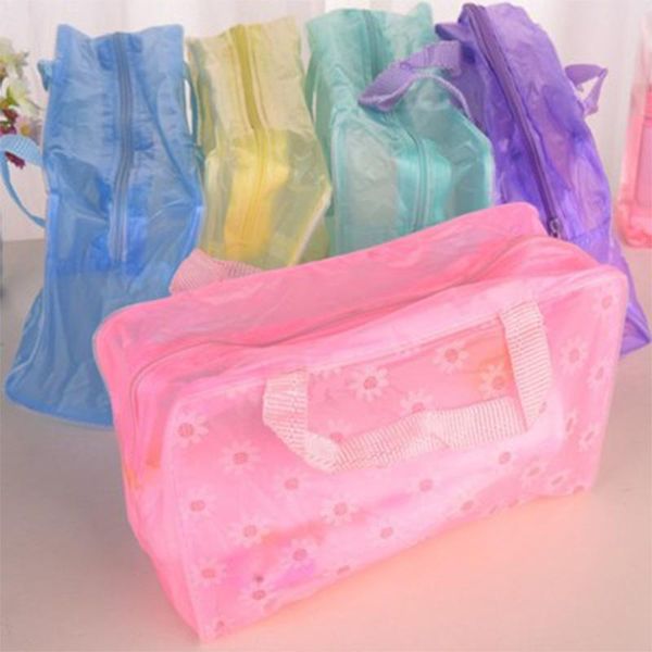 storage bags cosmetic makeup bag clear pvc with zipper handle toothbrush pouch portable travel luggage airport vacation organizer 45
storage bags cosmetic makeup bag clear pvc with zipper handle toothbrush pouch portable travel luggage airport vacation organizer 45