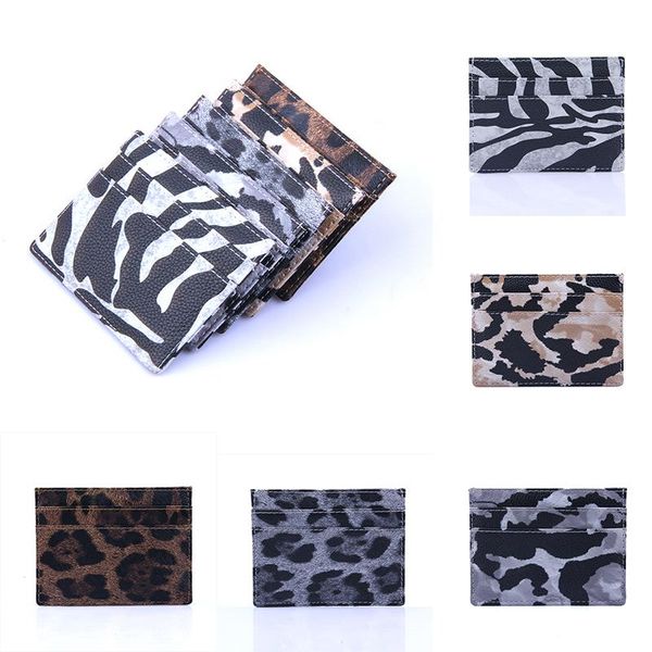 card holders arrivals small mini leopard pattern pu leather bank business id holder wallet case for men women, Brown;gray
card holders arrivals small mini leopard pattern pu leather bank business id holder wallet case for men women, Brown;gray
