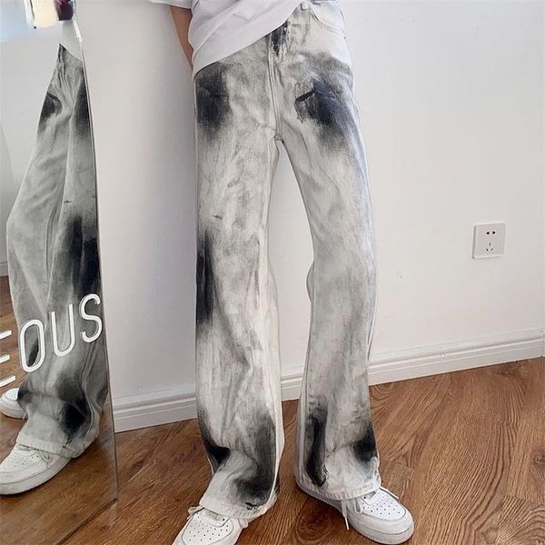 women's jeans women tie dye fashion ulzzang bf harajuku streetwear punk design high waist washed straight all-match jean, Blue
women's jeans women tie dye fashion ulzzang bf harajuku streetwear punk design high waist washed straight all-match jean, Blue