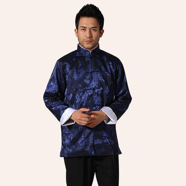 men's jackets navy blue traditional chinese men silk satin jacket novelty coat handmade button dragon overcoat m xl xxl xxxl mn28, Black;brown
men's jackets navy blue traditional chinese men silk satin jacket novelty coat handmade button dragon overcoat m xl xxl xxxl mn28, Black;brown