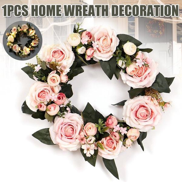 decorative flowers & wreaths est floral wreath classic rose for home room garden lintel decoration
decorative flowers & wreaths est floral wreath classic rose for home room garden lintel decoration