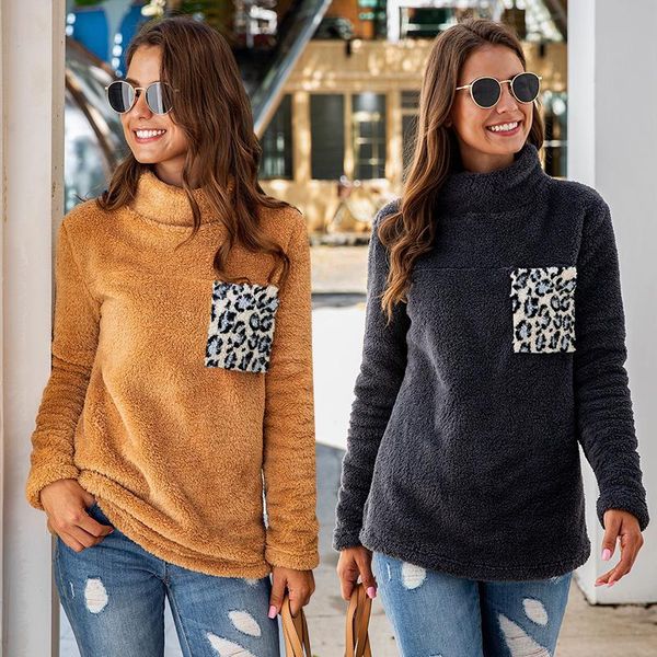 women's hoodies & sweatshirts 2021 women casual turtleneck sweatshirt autumn loose long sleeve pullover tracksuits clothing leopard top, Black
women's hoodies & sweatshirts 2021 women casual turtleneck sweatshirt autumn loose long sleeve pullover tracksuits clothing leopard top, Black