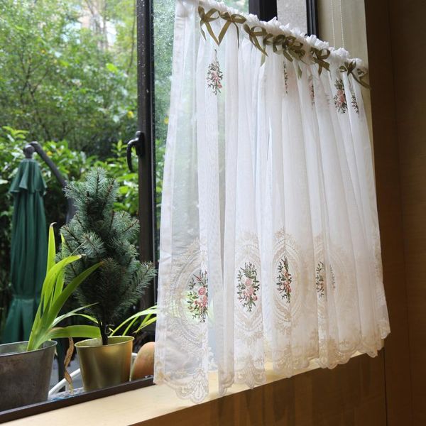 pastoral rose embridered short curtain for kitchen roman half coffee with bowknots window valance voile curtains & drapes
pastoral rose embridered short curtain for kitchen roman half coffee with bowknots window valance voile curtains & drapes