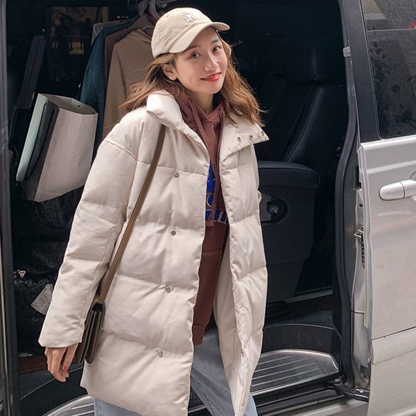 women's jackets winter loose long bubble coat solid color casual women parkas fashion warm down cotton femme veste zrn7, Black;brown
women's jackets winter loose long bubble coat solid color casual women parkas fashion warm down cotton femme veste zrn7, Black;brown