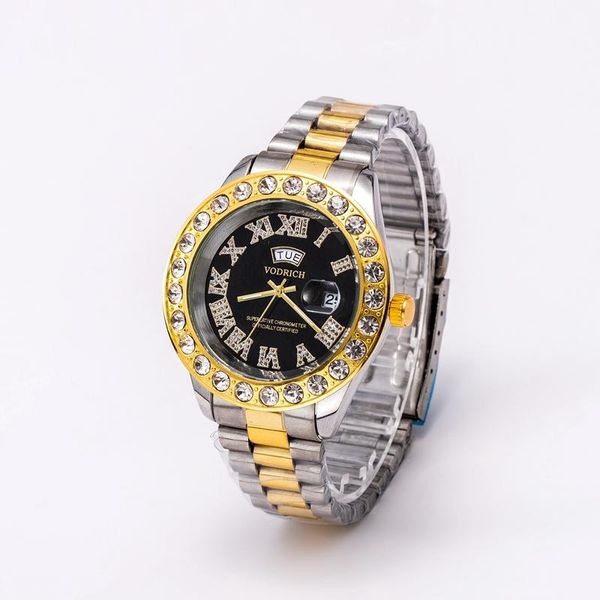 wristwatches 2021 vodrich luxury designer gold men quartz watch diamond daydate women alloy gifts, Slivery;brown
wristwatches 2021 vodrich luxury designer gold men quartz watch diamond daydate women alloy gifts, Slivery;brown