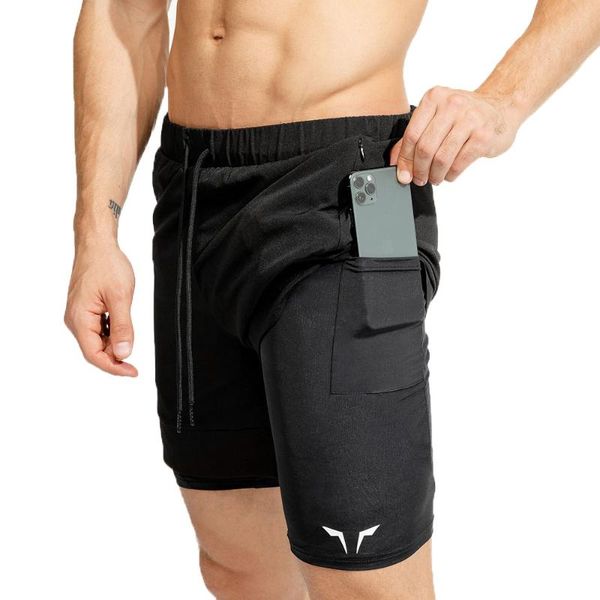 men's fitness bodybuilding shorts summer breathable net quick-drying sportswear jogging double gym clothing, White;black
men's fitness bodybuilding shorts summer breathable net quick-drying sportswear jogging double gym clothing, White;black