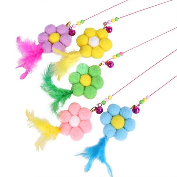 cat toys 1pcs funny stick feather kitten colorful flower rod kitty wand plastic cats toy interactive pet supplies
cat toys 1pcs funny stick feather kitten colorful flower rod kitty wand plastic cats toy interactive pet supplies