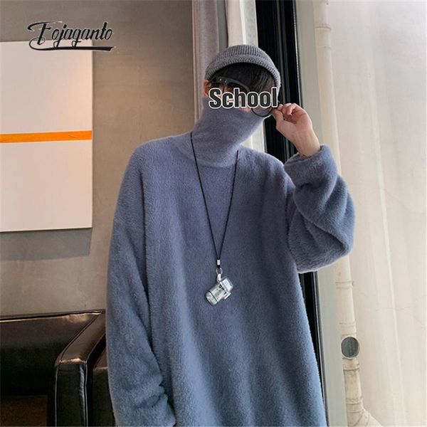 men's sweaters fojaganto autumn winter fashion sweater turtleneck thick solid color knitted pullovers all-match soft casual male, White;black
men's sweaters fojaganto autumn winter fashion sweater turtleneck thick solid color knitted pullovers all-match soft casual male, White;black