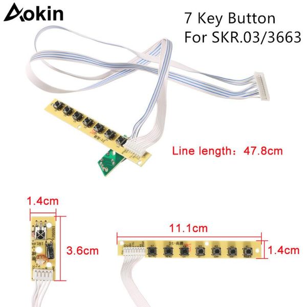 integrated circuits universal 7 keys keyboard plate lcd tv accordance keypad for v59 v29 v56 environmental protection material
integrated circuits universal 7 keys keyboard plate lcd tv accordance keypad for v59 v29 v56 environmental protection material
