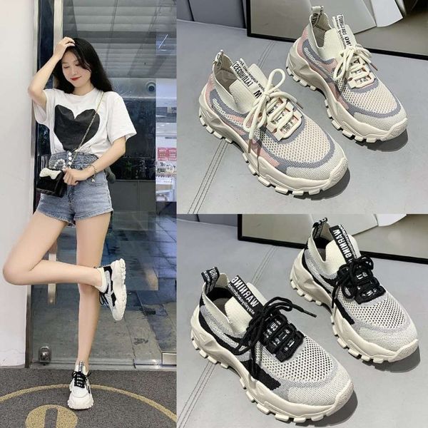 Casual shoes New summer 2021 student breathable thick sole light color matching sports casual shoes 8O2Y, Black
Casual shoes New summer 2021 student breathable thick sole light color matching sports casual shoes 8O2Y, Black