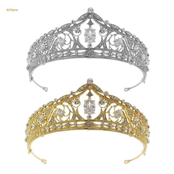 hair clips & barrettes crystal tiaras crown suitable for ladies wedding headdress valentine's day gift, Golden;silver
hair clips & barrettes crystal tiaras crown suitable for ladies wedding headdress valentine's day gift, Golden;silver