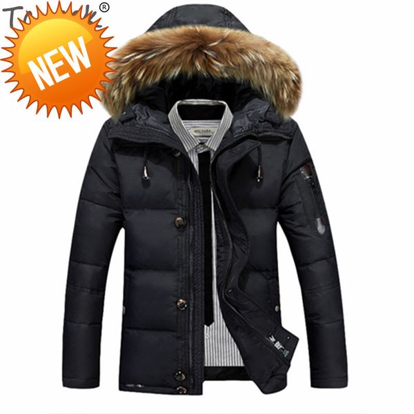 tcyeek 2021 thick warm winter jacket men casual white duck down jackets coats raccoon fur hooded black parka pluma hombre cj286
tcyeek 2021 thick warm winter jacket men casual white duck down jackets coats raccoon fur hooded black parka pluma hombre cj286
