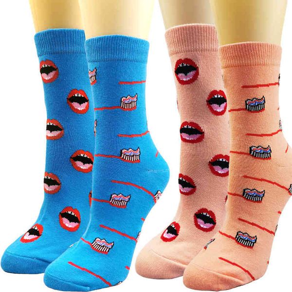 women's sorks hosiery personalized lips toothbrush men's sos middle tube cotton fashionable illustration fashion, Black;white
women's sorks hosiery personalized lips toothbrush men's sos middle tube cotton fashionable illustration fashion, Black;white