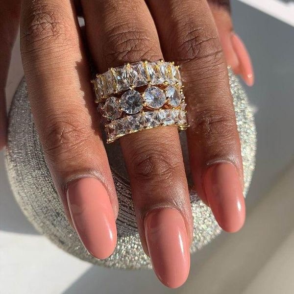 silver color iced out bling cubic zirconia engagement band ring baguette 5a cz women fashion personality finger rings jewelry cluster, Golden;silver
silver color iced out bling cubic zirconia engagement band ring baguette 5a cz women fashion personality finger rings jewelry cluster, Golden;silver