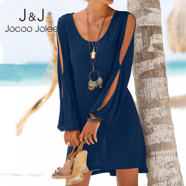 jocoo jolee women casual o-neck hollow out sleeve straight dress elegant loose mini dress beach style party dresses fashion 210518, Black;gray
jocoo jolee women casual o-neck hollow out sleeve straight dress elegant loose mini dress beach style party dresses fashion 210518, Black;gray
