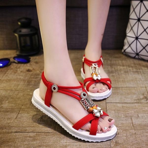 sandals women 2021 summer korean fashion non-slip flat casual rhinestone student women's shoes, Black
sandals women 2021 summer korean fashion non-slip flat casual rhinestone student women's shoes, Black