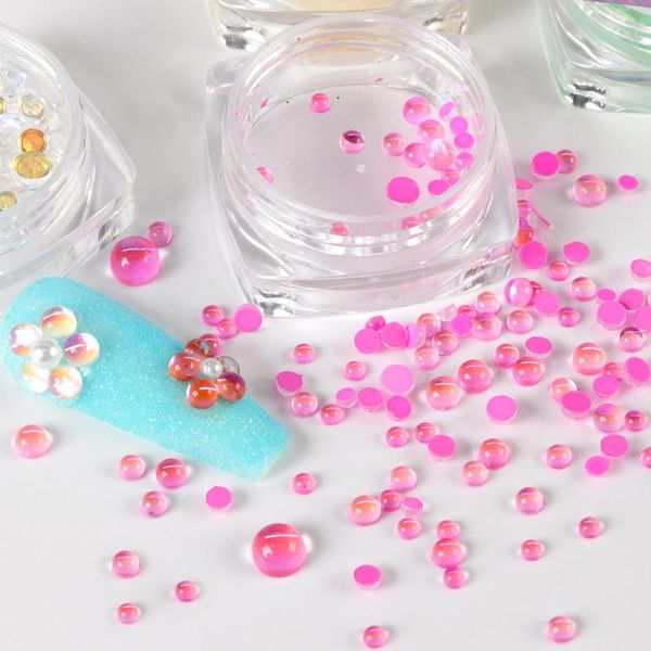 nail art decorations jewelry candy color mermaid illusion half round glasscrystal beads mixed for diy decoration diamond, Silver;gold
nail art decorations jewelry candy color mermaid illusion half round glasscrystal beads mixed for diy decoration diamond, Silver;gold