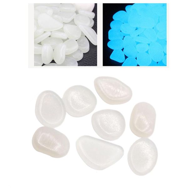 100pcs luminous cobblestones pebbles stones glow in the dark gravel for aquarium fish tank garden yard decoration (white) decorations
100pcs luminous cobblestones pebbles stones glow in the dark gravel for aquarium fish tank garden yard decoration (white) decorations