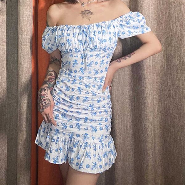 mini women dress off the shoulder slash neck design female floral ruffles dresses dating vacation wear p0809, Black;gray
mini women dress off the shoulder slash neck design female floral ruffles dresses dating vacation wear p0809, Black;gray