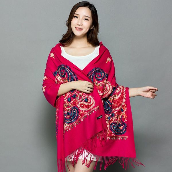 scarves chinese style folk-custom autumn and winter ladies flower embroidery women scarf models mother fashion dual-use shawl, Blue;gray
scarves chinese style folk-custom autumn and winter ladies flower embroidery women scarf models mother fashion dual-use shawl, Blue;gray