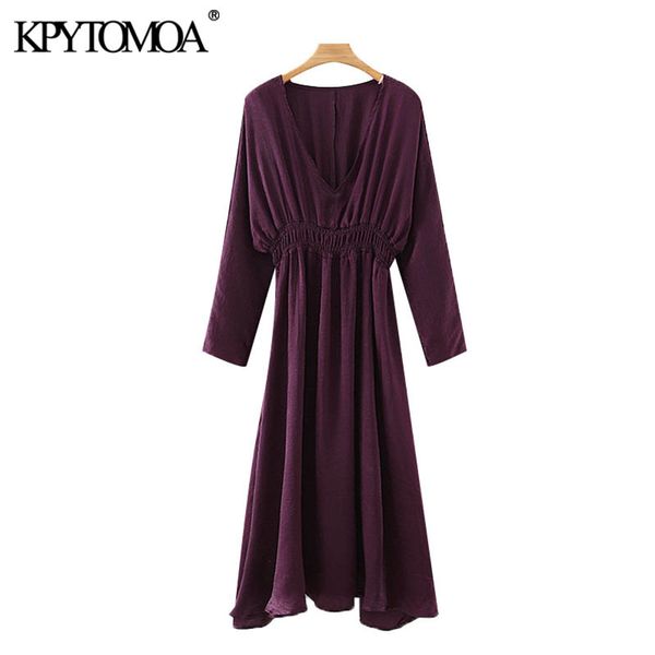 women chic fashion pleated cozy midi dress vintage v neck long sleeve elastic waist female dresses vestidos mujer 210416, Black;gray
women chic fashion pleated cozy midi dress vintage v neck long sleeve elastic waist female dresses vestidos mujer 210416, Black;gray