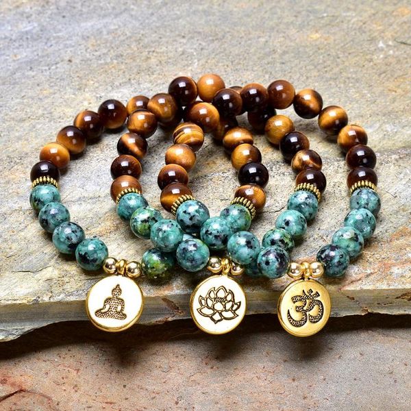 beaded, strands + tiger eye stone beads bracelet with charm lotus, om stretch for women yoga natural man jewelry wholesale, Black
beaded, strands + tiger eye stone beads bracelet with charm lotus, om stretch for women yoga natural man jewelry wholesale, Black