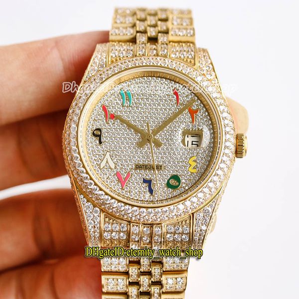 eternity watches latest products 126334 228396 228239 arab rainbow diamonds dial 3255 automatic iced out full mens watch 904l steel diamond, Slivery;brown
eternity watches latest products 126334 228396 228239 arab rainbow diamonds dial 3255 automatic iced out full mens watch 904l steel diamond, Slivery;brown