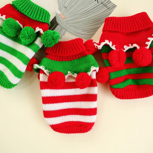 dog apparel christmas striped pet cat sweater winter reindeer knit clothes for small dogs xmas clothing puppy coat pets products
dog apparel christmas striped pet cat sweater winter reindeer knit clothes for small dogs xmas clothing puppy coat pets products