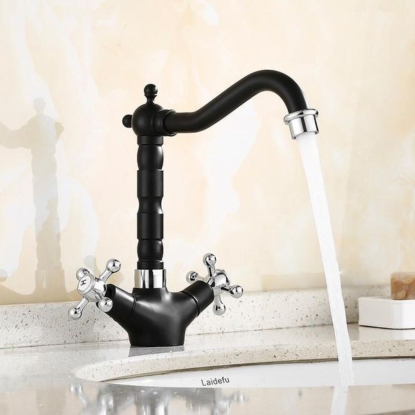 basin faucets chrome and black finish brass bathroom sink faucet dual handle swivel cold mixer water tap banheiro torneira1
basin faucets chrome and black finish brass bathroom sink faucet dual handle swivel cold mixer water tap banheiro torneira1