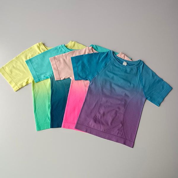 yoga outfit women seamless gradient contrast hanging dye fitness short sleeve slim elastic gym sports women's running clothes
yoga outfit women seamless gradient contrast hanging dye fitness short sleeve slim elastic gym sports women's running clothes