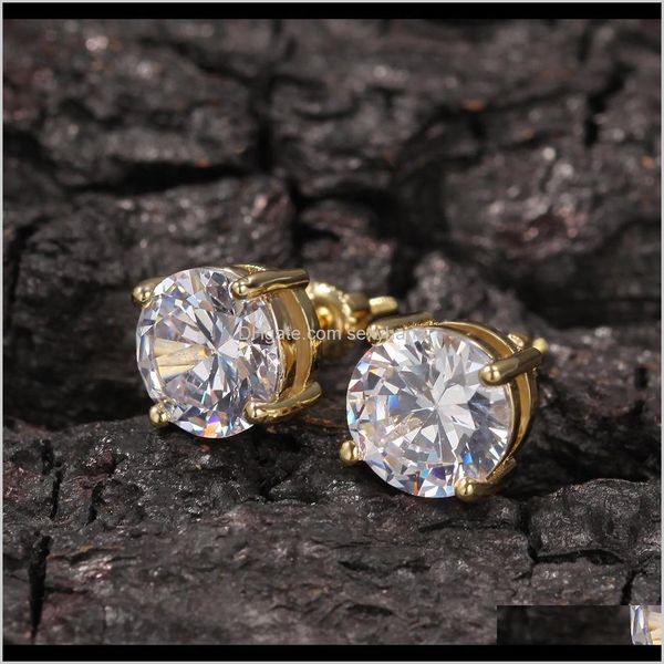 drop delivery 2021 mens hip hop stud earrings jewelry fashion round gold sier simulated diamond earring for men zwjsh, Golden;silver
drop delivery 2021 mens hip hop stud earrings jewelry fashion round gold sier simulated diamond earring for men zwjsh, Golden;silver