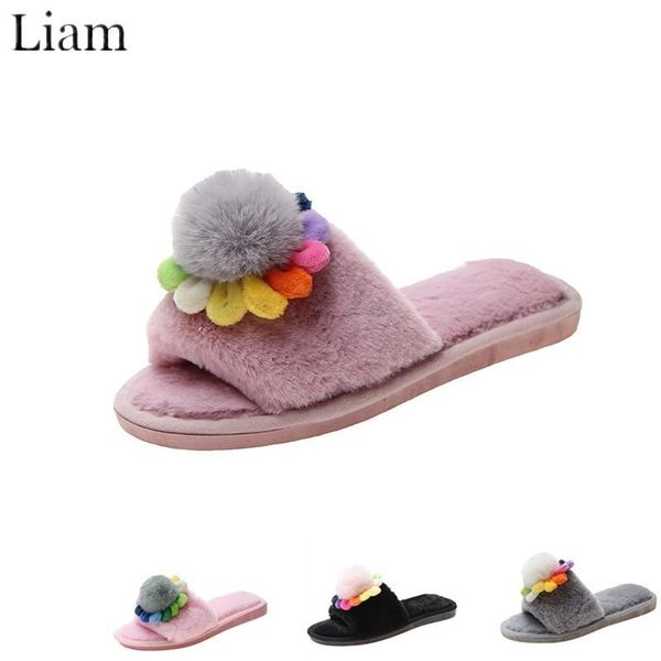 slippers cute slipper women sunflower fur slides 2021 ladies soft cartoon home shoes rainbow indoor girls sandals winter zapatos de mujer, Black
slippers cute slipper women sunflower fur slides 2021 ladies soft cartoon home shoes rainbow indoor girls sandals winter zapatos de mujer, Black