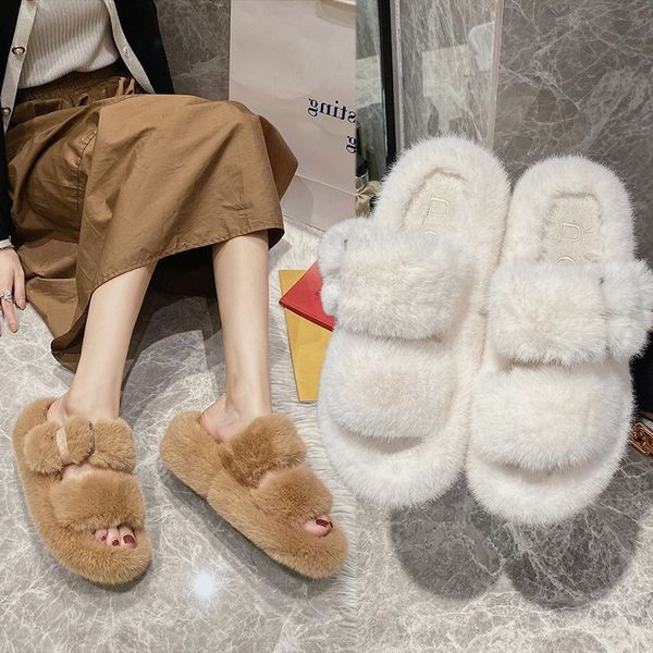 rabbit hair net red slippers for women to wear thick bottom fashion comfortable home heightening cotton in autumn and, Black
rabbit hair net red slippers for women to wear thick bottom fashion comfortable home heightening cotton in autumn and, Black