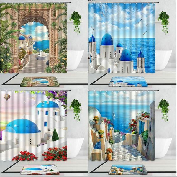 shower curtains 3d mediterranean landscape floral arched door garden theme home decor bathroom non-slip carpet mats bath curtain
shower curtains 3d mediterranean landscape floral arched door garden theme home decor bathroom non-slip carpet mats bath curtain