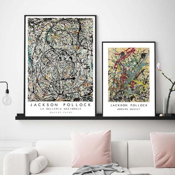 wall stickers jackson pollock abstract painting fine art poster gallery pictures living room home decor retro kraft paper
wall stickers jackson pollock abstract painting fine art poster gallery pictures living room home decor retro kraft paper