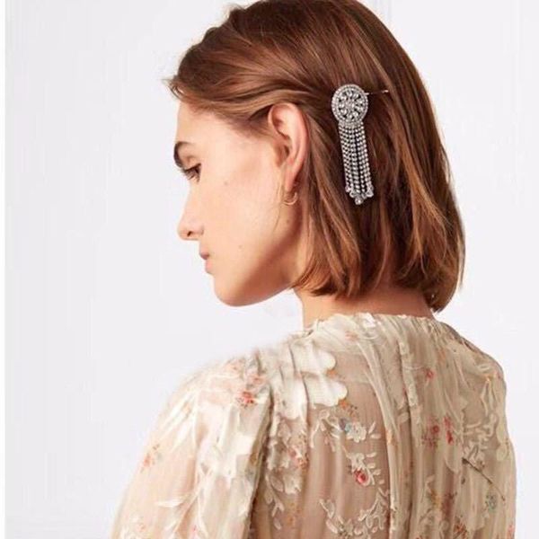 hair clips & barrettes chimera vintage pins with crystal tassels round rhinestone clip for women bridal wedding hairpin jewelry, Golden;silver
hair clips & barrettes chimera vintage pins with crystal tassels round rhinestone clip for women bridal wedding hairpin jewelry, Golden;silver