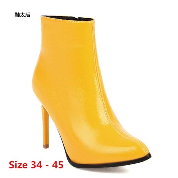 boots winter spring autumn high heel ankle women short woman shoes botas muje small big size 34 - 45, Black
boots winter spring autumn high heel ankle women short woman shoes botas muje small big size 34 - 45, Black