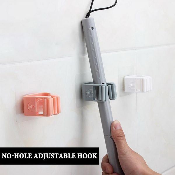 hooks & rails 1pc mop broom holder wall mounted household adhesive storage hanger hook racks kitchen bathroom organizer
hooks & rails 1pc mop broom holder wall mounted household adhesive storage hanger hook racks kitchen bathroom organizer