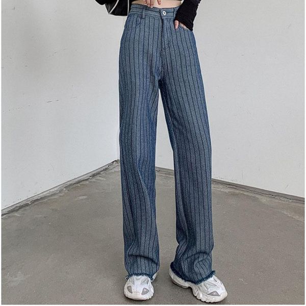 women's wide-leg pants 2021 autumn winter blue thickened retro striped old drape high waist fashion straight mopping jeans1x jeans
women's wide-leg pants 2021 autumn winter blue thickened retro striped old drape high waist fashion straight mopping jeans1x jeans