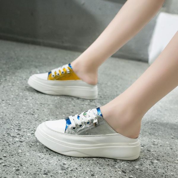 cross-tied platform shoes creepers muffin flats mules mixed color summer college student slippers round toe casual comfy slides, Black
cross-tied platform shoes creepers muffin flats mules mixed color summer college student slippers round toe casual comfy slides, Black