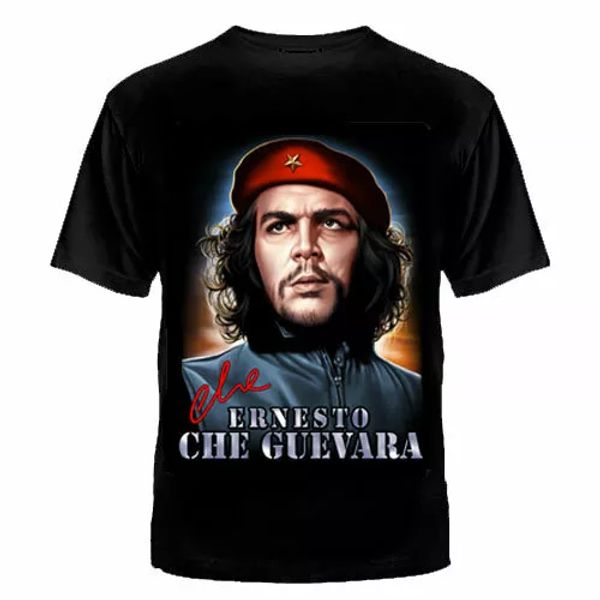 tshirt t-shirts che guevara cuba revolution the cult men's clothing russia army, White;black
tshirt t-shirts che guevara cuba revolution the cult men's clothing russia army, White;black