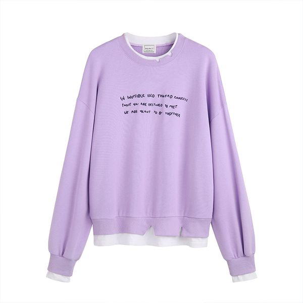 paris girl letter printting sweatershirt women spring autumn korean loose cotton embroidery o-neck fake two-piece hoodies 210524, Black
paris girl letter printting sweatershirt women spring autumn korean loose cotton embroidery o-neck fake two-piece hoodies 210524, Black