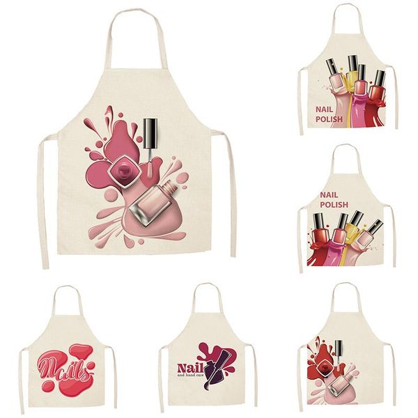 creative colorful nail polish print linens cleaning apron sleeveless pink series women kitchen for cooking baking aprons
creative colorful nail polish print linens cleaning apron sleeveless pink series women kitchen for cooking baking aprons