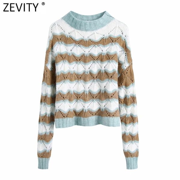 zevity women fashion o neck color matching hollow out crochet short knitting sweater female chic casual pullovers s571 210419, White;black
zevity women fashion o neck color matching hollow out crochet short knitting sweater female chic casual pullovers s571 210419, White;black