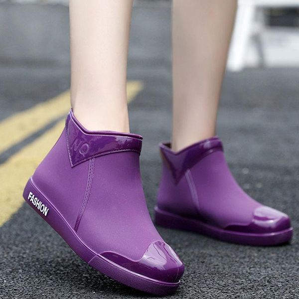 boots shoes woman rain waterproof fashion girls ladies cute short ankle pvc rainboots, Black
boots shoes woman rain waterproof fashion girls ladies cute short ankle pvc rainboots, Black