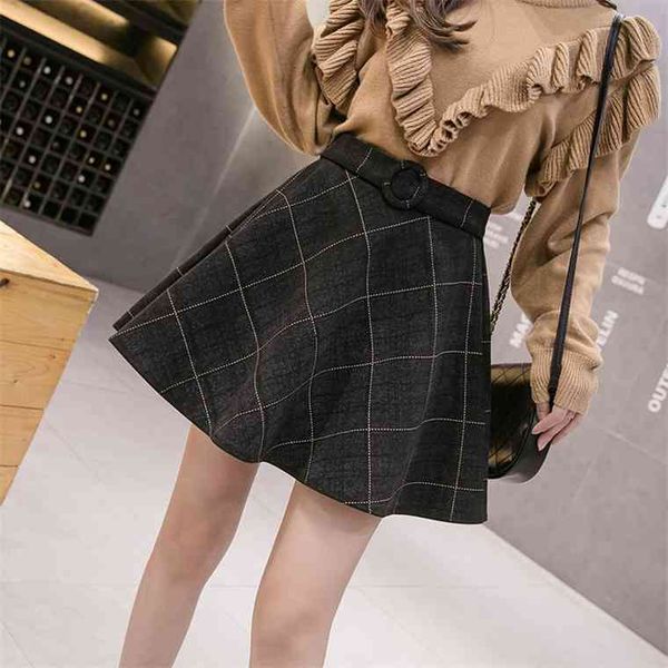 autumn checked mini female high waist plaid woolen s womens winter a-line preppy style pleated thick shorts skirt, Black
autumn checked mini female high waist plaid woolen s womens winter a-line preppy style pleated thick shorts skirt, Black