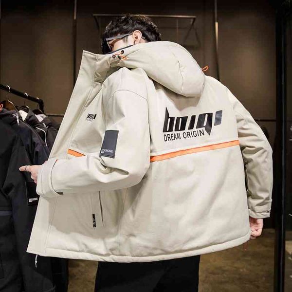 men's leather & faux men jacket coats thicken cotton-padded warm winter windproof jackets casual mens down parka hooded outwear dr, Black
men's leather & faux men jacket coats thicken cotton-padded warm winter windproof jackets casual mens down parka hooded outwear dr, Black