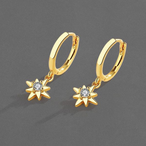 hoop & huggie binmonray 925 sterling silver shiny eight awn star dangle ear buckle women korea fashion exquisite charm luxury jewelry earing, Golden;silver
hoop & huggie binmonray 925 sterling silver shiny eight awn star dangle ear buckle women korea fashion exquisite charm luxury jewelry earing, Golden;silver